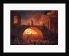 The Fire of Rome, 18 July 64 AD by Hubert Robert