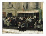 A Soup Kitchen during the Siege of Paris, after 1870 by Henri Pille