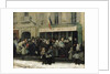 A Soup Kitchen during the Siege of Paris, after 1870 by Henri Pille