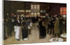The Boulevard at Night, in front of the Theatre des Varietes, c.1883 by Jean Beraud