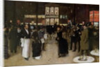 The Boulevard at Night, in front of the Theatre des Varietes, c.1883 by Jean Beraud