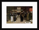 The Boulevard at Night, in front of the Theatre des Varietes, c.1883 by Jean Beraud