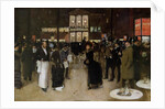 The Boulevard at Night, in front of the Theatre des Varietes, c.1883 by Jean Beraud