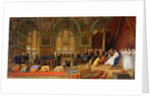 The Reception of Siamese Ambassadors by Emperor Napoleon III at the Palace of Fontainebleau, 27 June 1861 by Jean Leon Gerome