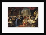 Jean-Baptiste Colbert presenting the Members of the Royal Academy of Science to Louis XIV, c.1667 by Henri Testelin