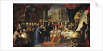 Jean-Baptiste Colbert presenting the Members of the Royal Academy of Science to Louis XIV, c.1667 by Henri Testelin