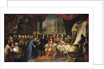 Jean-Baptiste Colbert presenting the Members of the Royal Academy of Science to Louis XIV, c.1667 by Henri Testelin