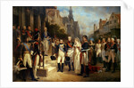 Napoleon Bonaparte Receiving Queen Louisa of Prussia at Tilsit, 6th July 1807, 1837 by Nicolas Louis Francois Gosse