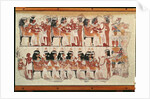 Banquet scene by Egyptian 18th Dynasty