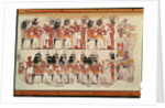 Banquet scene by Egyptian 18th Dynasty