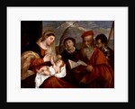 Madonna and Child with SS. Stephen, Jerome and Maurice by Titian