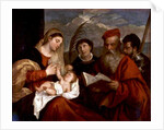 Madonna and Child with SS. Stephen, Jerome and Maurice by Titian