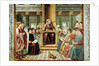 St. Augustine Reading Rhetoric and Philosophy at the School of Rome, 1464-65 by Benozzo di Lese di Sandro Gozzoli