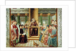 St. Augustine Reading Rhetoric and Philosophy at the School of Rome, 1464-65 by Benozzo di Lese di Sandro Gozzoli