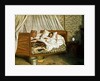 The Improvised Ambulance, The Painter Monet Wounded at Chailly-en-Biere, 1865 by Jean Frederic Bazille