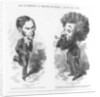 Caricatures of Vernouillet the Intriguing, and the Brave Giboyer, the Journalist by M. Marcelin
