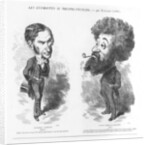 Caricatures of Vernouillet the Intriguing, and the Brave Giboyer, the Journalist by M. Marcelin