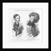 Caricatures of Vernouillet the Intriguing, and the Brave Giboyer, the Journalist by M. Marcelin