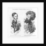 Caricatures of Vernouillet the Intriguing, and the Brave Giboyer, the Journalist by M. Marcelin