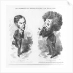 Caricatures of Vernouillet the Intriguing, and the Brave Giboyer, the Journalist by M. Marcelin