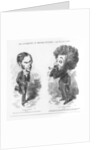 Caricatures of Vernouillet the Intriguing, and the Brave Giboyer, the Journalist by M. Marcelin