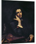 The Man with the Leather Belt. Portrait of the Artist, c.1846 by Gustave Courbet