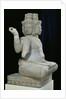 Sculpture of Brahma with four faces, from Batambang, Cambodia, Koh Ker style, mid 10th century by Cambodian School