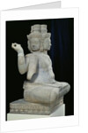 Sculpture of Brahma with four faces, from Batambang, Cambodia, Koh Ker style, mid 10th century by Cambodian School