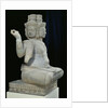 Sculpture of Brahma with four faces, from Batambang, Cambodia, Koh Ker style, mid 10th century by Cambodian School