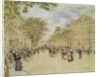 The Pavillon de Hanovre and the Boulevard des Italiens, Paris, after 1870 by Jean Francois Raffaelli