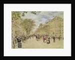 The Pavillon de Hanovre and the Boulevard des Italiens, Paris, after 1870 by Jean Francois Raffaelli