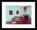 View of a room with a grand piano belonging to Ludwig van Beethoven by German School