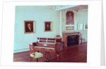 View of a room with a grand piano belonging to Ludwig van Beethoven by German School