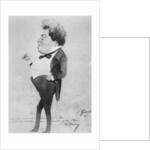 Caricature of Alexandre Dumas, Fils by Eugene Giraud