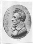Medallion of Théophile Gautier by Jean-Bernard Duseigneur