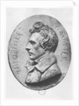 Medallion of Théophile Gautier by Jean-Bernard Duseigneur