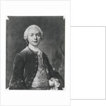 Portrait of Jean Baptiste Louis Gresset by Louis M. Tocque