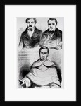 Jean-Baptiste Lacordaire, Fr. de Lamennais and F. Flocon by French School