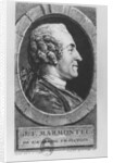 Portrait of Jean François Marmontel, 1765 by Augustin de Saint-Aubin