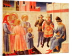 SS. Cosmas and Damian Before Diocletian, predella from the Annalena Altarpiece, 1434 by Fra Angelico