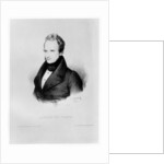 Portrait of Alfred de Vigny, 1832 by Antoine Maurin