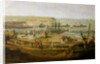 Napoleon Visiting the Camp at Boulogne in July 1804, detail of the port, 1806 by Jean-Francois Hue