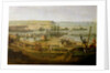 Napoleon Visiting the Camp at Boulogne in July 1804, detail of the port, 1806 by Jean-Francois Hue