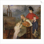 The Painter Thaulow and his Children, or The Thaulow Family, 1895 by Jacques-Emile Blanche