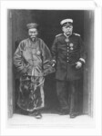 Li-Hung-Tchang on a tour of Europe in 1896 with Otto von Bismarck by French School