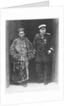 Li-Hung-Tchang on a tour of Europe in 1896 with Otto von Bismarck by French School