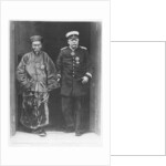 Li-Hung-Tchang on a tour of Europe in 1896 with Otto von Bismarck by French School