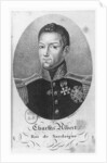 Charles Albert, King of Sardinia by French School