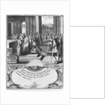 The Coronation of Charles the Bald in 875 by French School