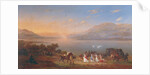 Empress Josephine arriving to visit Napoleon in Italy on the banks of Lake Garda, 1796 by Hippolyte Lecomte